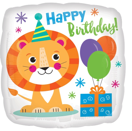 Happy Birthday Lion sold by RQC Supply Canada located in Woodstock, Ontario Canada