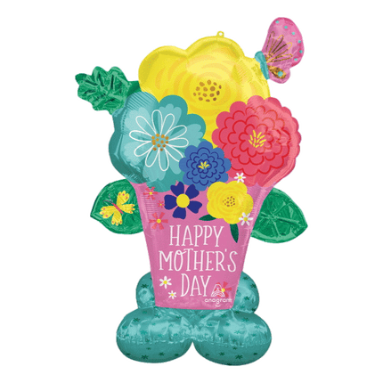 Happy Mother's Day Flower Pot Air Filled Balloon sold by RQC Supply Canada