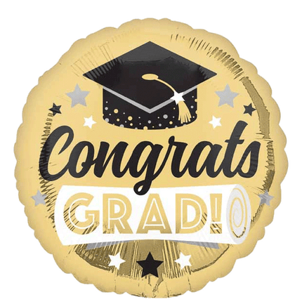 Congratulations Grad Balloons sold by RQC Supply Canada an arts and craft store located in Woodstock, Ontario 