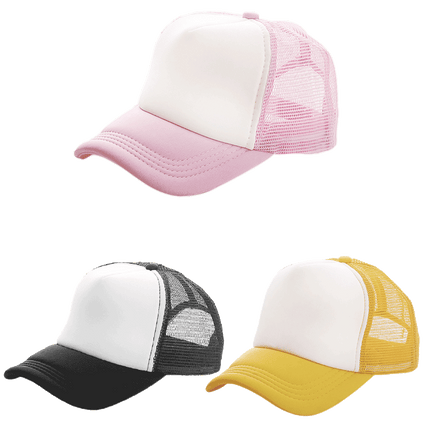 Foam Trucker Hats sold by RQC Supply Canada a craft store located in Woodstock, Ontario