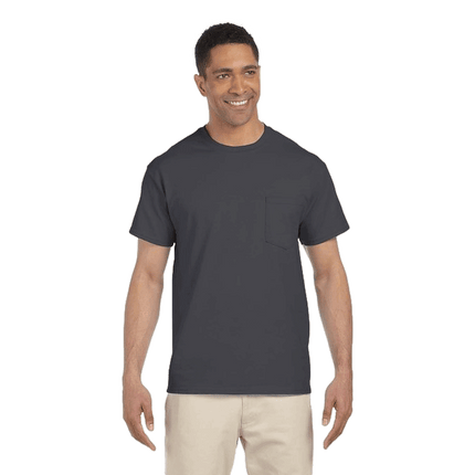Gildan Charcoal Pocket Tshirt sold by RQC Supply Canada located in Woodstock, Ontario