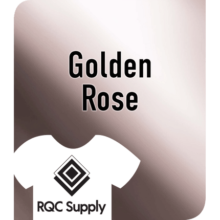 Golden Rose, Siser, Metal HTV, 20" x 12", RQC Supply, Woodstock, Ontario