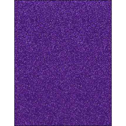 Get your Glitter Cardstock in 8.5" x 11" width now sold at RQC Supply Canada located in Woodstock, Ontario, showing grape jam glitter scrapbooking paper