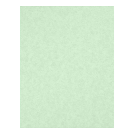 Get your Parchment Paper Cardstock in 8.5" x 11" width now sold at RQC Supply Canada located in Woodstock, Ontario, showing green parchment paper scrapbooking paper