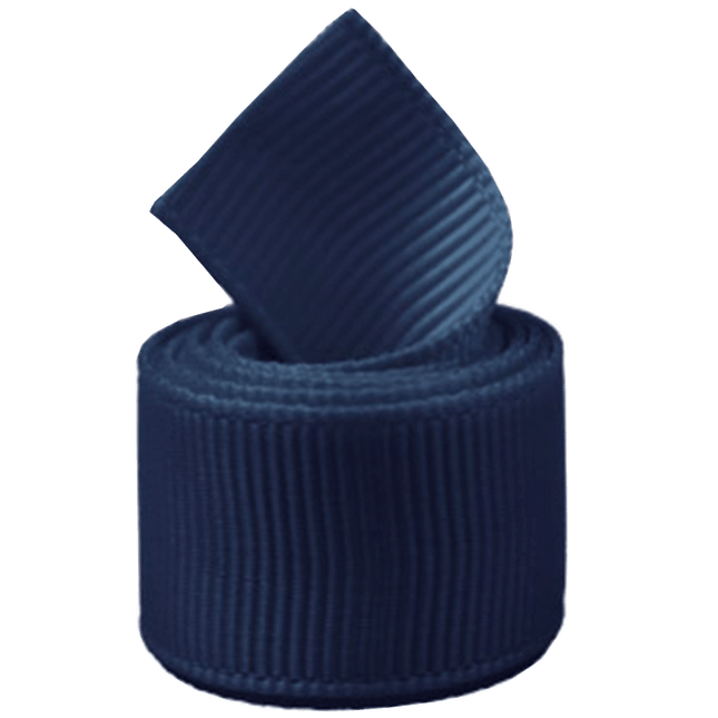 Light Navy Grosgrain Ribbons x 10 yards