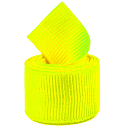 Neon Yellow Grosgrain Ribbons x 10 yards