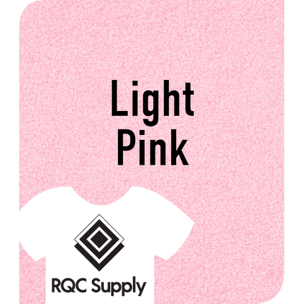 Light Pink, Siser, StripFlock HTV, Heat Transfer Vinyl, 1 Foot, RQC Supply, Woodstock, Ontario