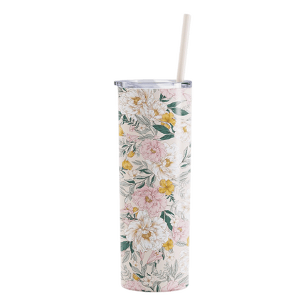 Sip in style with this Blush Floral Maars Skinny 20oz Tumbler from Save a Cup. Sold by RQC Supply Canada.