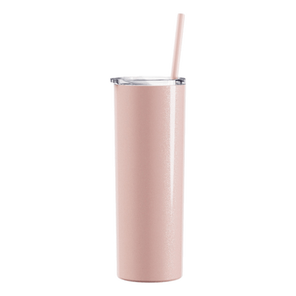 Sip in style with this Blush Glitter Maars Skinny 20oz Tumbler from Save a Cup. Sold by RQC Supply Canada.