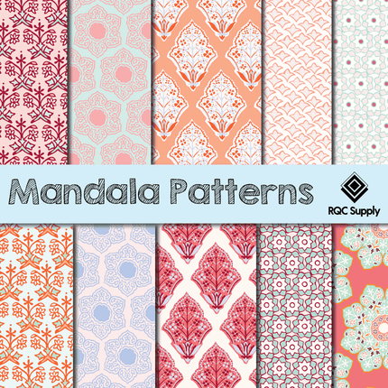 12" Mandala Pattern Vinyl