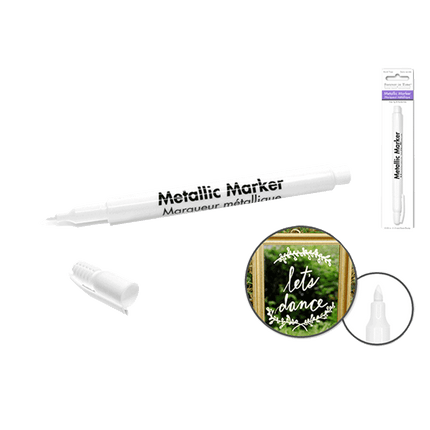 Metallic Markers 1.2mm Fine Point With Shaker Ball