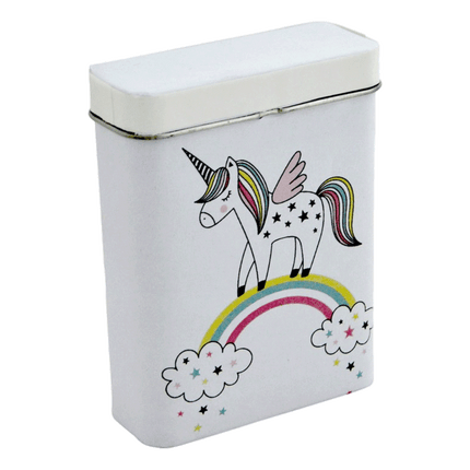 Mini Unicorn Tin Box sold by RQC Supply Canada located in Woodstock, Ontario