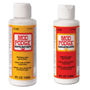 Mod Podge: 4 oz All in one Glue / Sealer / Finish