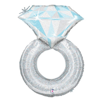 Engagement Ring Mylar Balloons sold by RQC Supply Canada located in Woodstock, Ontario