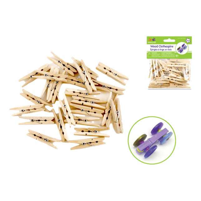 Natural Clothes Pegs sold by RQC Supply Canada located in Woodstock, Ontario