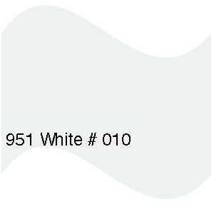 Discontinued Oracal 951 White Adhesive Vinyl #010 - Gloss Finish