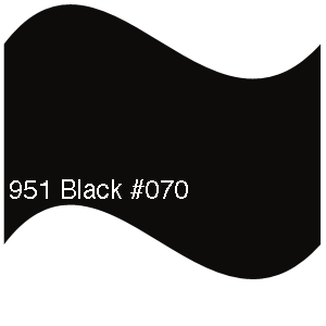 Discontinued Oracal 951 Black Adhesive Vinyl #070 - Gloss Finish
