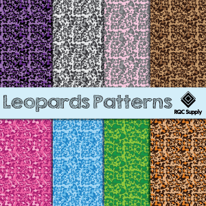 12" Leopard Pattern Vinyl