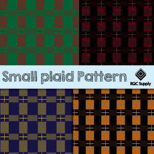12" Small Plaid Pattern Vinyl