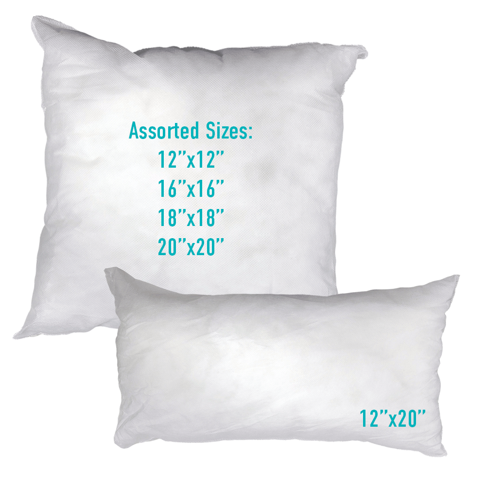 Swift Home Cotton Blend Pillow Insert 16-in x 16-in White Indoor Decorative  Insert in the Throw Pillows department at