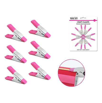 Pink Craft Clamps sold by RQC Supply Canada