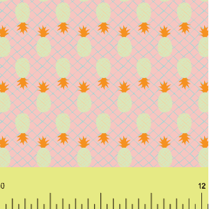 Pink Pineapple Fruit Salad Pattern HTV and Adhesive Pattern Sold By RQC Supply Canada