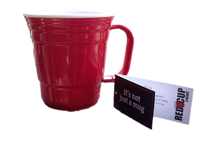 12oz Ceramic Mug - Red Cup Living