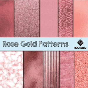 Rose Gold Pattern Vinyl