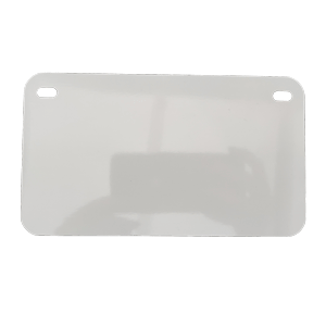Motorcycle/Bicycle Sized Aluminum License Plate Blank x 1