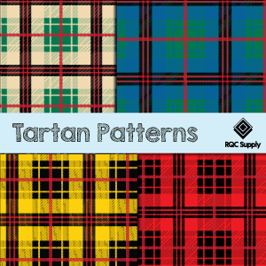 12"  Tartan Plaid Pattern Vinyl