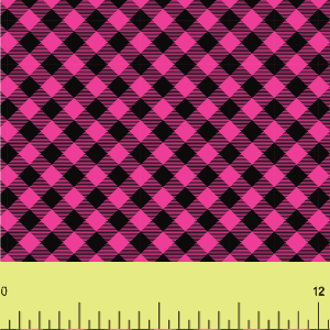 12"  Pink Buffalo Plaid Pattern Vinyl