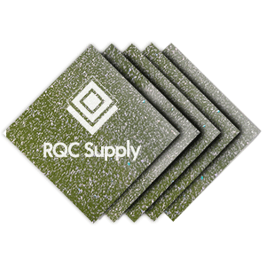 Styletech FX vinyl Sold By RQC Supply Canada shown in drab green permanent marine grade glitter vinyl