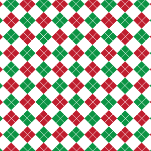 Christmas Argyle Printed Vinyl sold by RQC Supply Canada