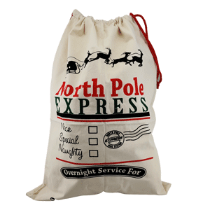 Santa Sack - North Pole Express; Nice, Special, Naughty