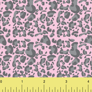 Leopard pink grey pattern Printed Vinyl sold by RQC Supply Canada