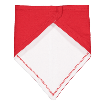RS1012 Rabbit Skins Red and White Bandana Bib sold by RQC Supply Canada located in Woodstock, Ontario