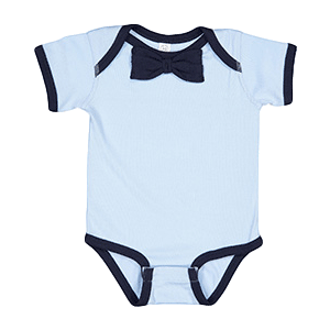 4407 Infant Bow Tie Bodysuit- Rabbit Skins