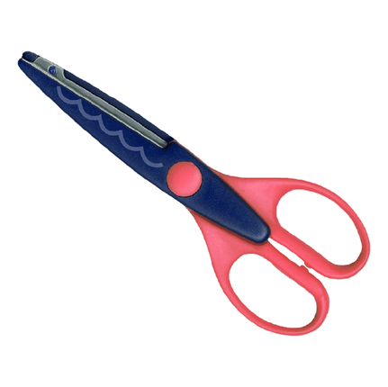 Paper Craft Essential: 6.5" Designer Cropping Scissors Metal Blade