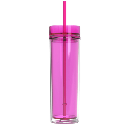 Get your pink skinny acrylic 16oz tumblers from Save a Cup from your Canadian Distributor RQC Supply Canada