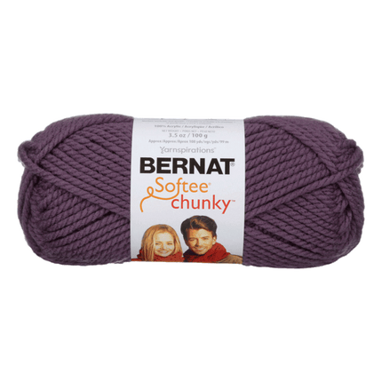 Dark Mauve, Softee, Chunky, Bernat Yarn, RQC Supply, Woodstock, Ontario