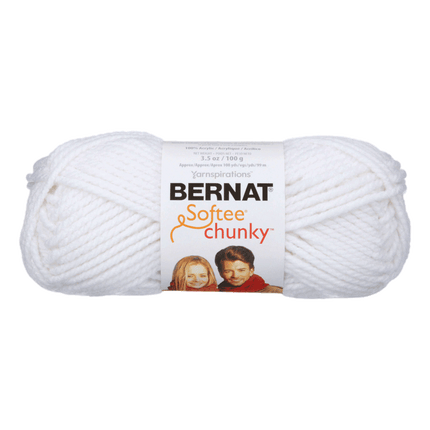 White, Softee, Chunky, Bernat Yarn, RQC Supply, Woodstock, Ontario