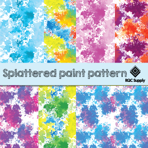 Splattered Paint Pattern Vinyl