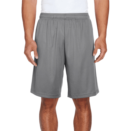Men's Performance Shorts sold by RQC Supply Canada shown in graphite grey colour