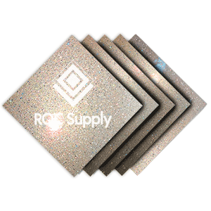 Styletech FX vinyl Sold By RQC Supply Canada shown in Vegas gold permanent marine grade glitter vinyl