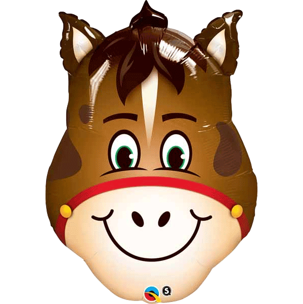 32" Super Size Birthday Horse Balloon