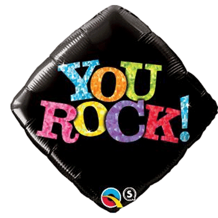 You Rock Helium Filled Balloons sold at RQC Supply Canada located in Woodstock, Ontario Canada