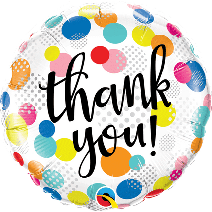 Thank You Mylar Helium Filled Balloons sold by RQC Supply Canada