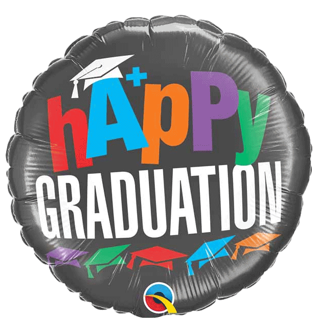 Happy Graduation Balloons sold by RQC Supply Canada an arts and craft store located in Woodstock, Ontario
