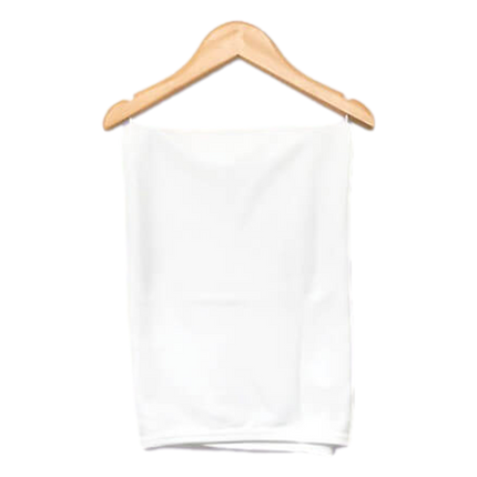 4412: Baby Receiving Blanket – White – 100% Polyester - Laughing Giraffe